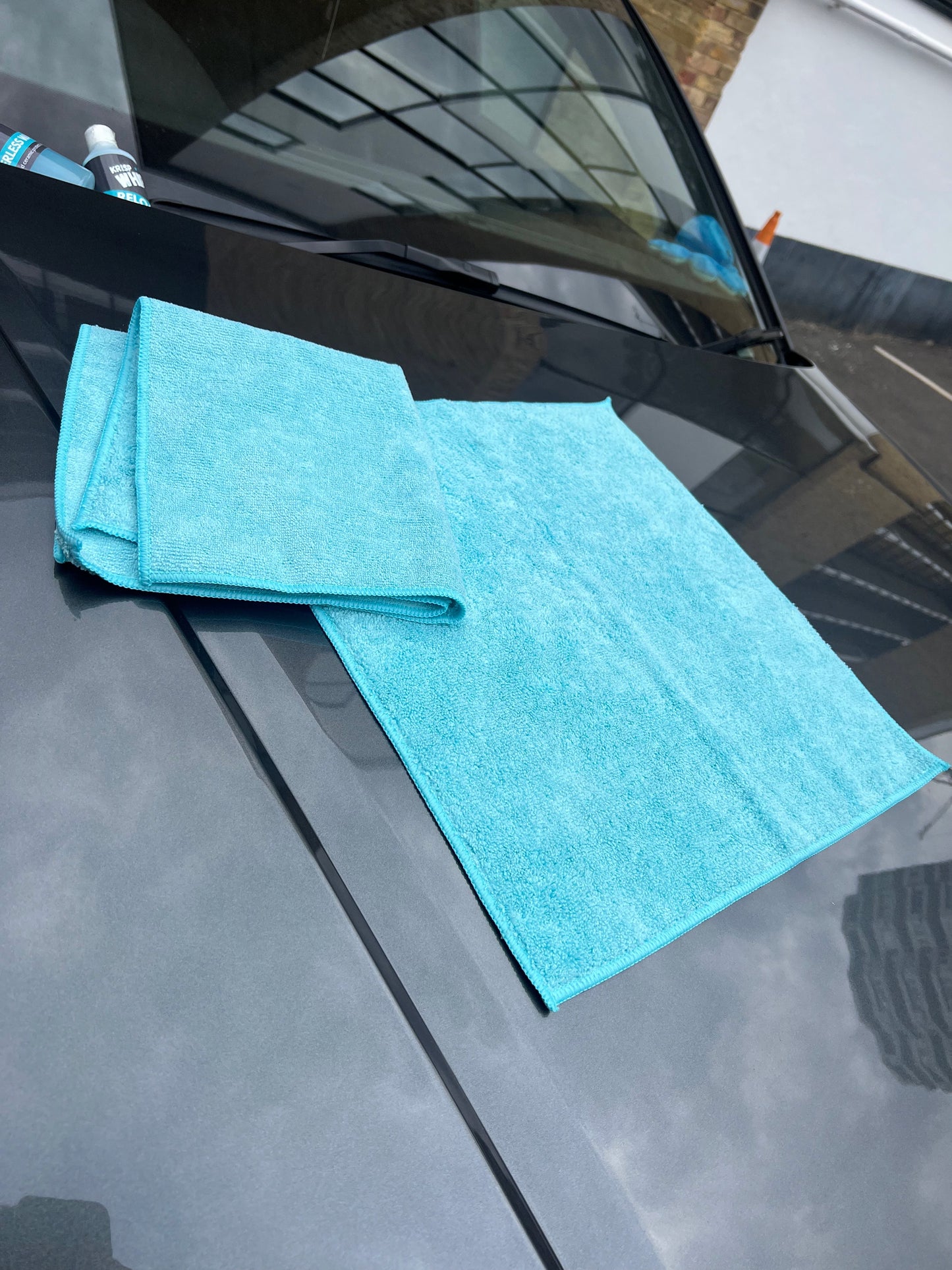 Blue Microfiber Cloths